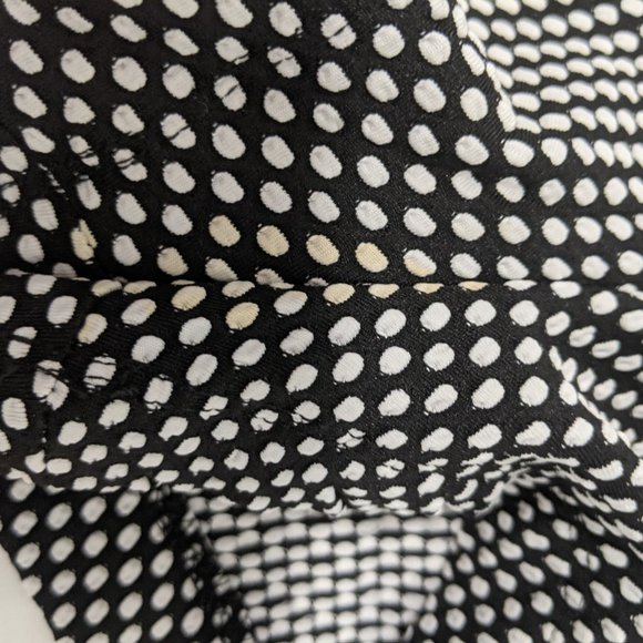 XS Black & White Poka Dot High Waist Short Shorts - Picture 2 of 2